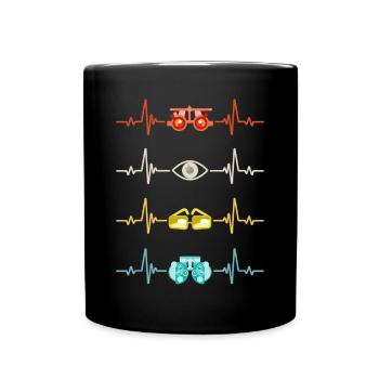 Optometrist Optician Optometry Ophthalmologist - Full Colour Mug - black - Front