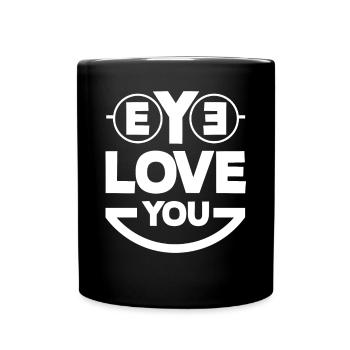 Optométriste Opticien Optométrie Ophtalmologiste - Mug uni - noir - Devant