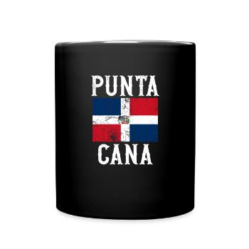 Punta Cana Dominican Republic Vacation Travel - Full Colour Mug - black - Front