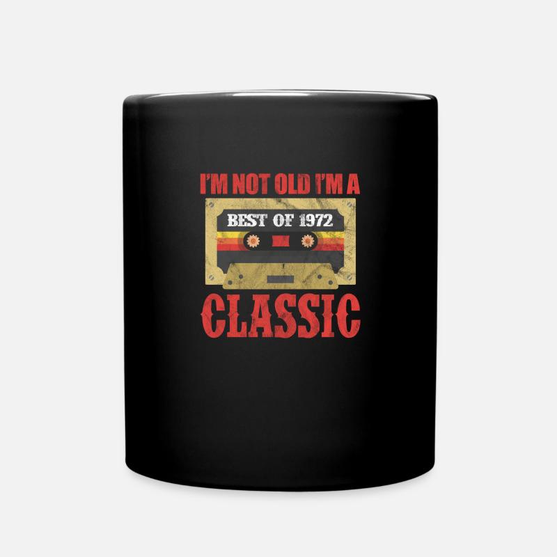 1972 - Tasse einfarbig - Schwarz