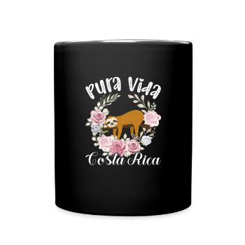 Costa Rica - Full Colour Mug - black - Front