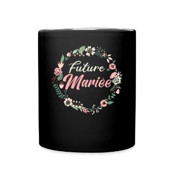 Future Mariée EVJF Enterrement Vie de Jeune Fille - Mug uni - noir - Devant