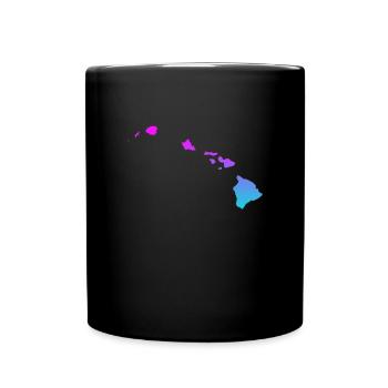 Hawaii - Full Colour Mug - black - Front