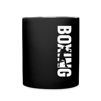 Boxing Vintage Boxing - Full Colour Mug - black - Front
