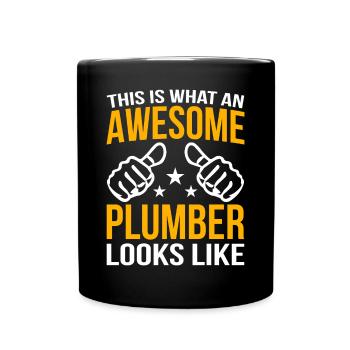 Plumber Plumber - Full Colour Mug - black - Front