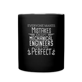 "Mechanical Engineer Perfect | Mechanical engineering" - Full Colour Mug - black - Front