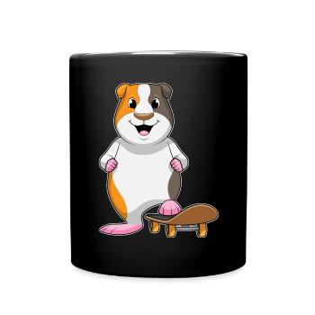 Skateboard Pig Pig Skateur - Mug uni - noir - Devant