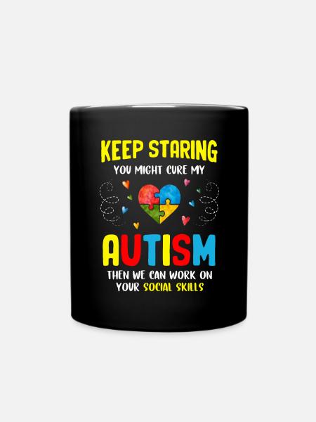 Autism - Full Colour Mug - black