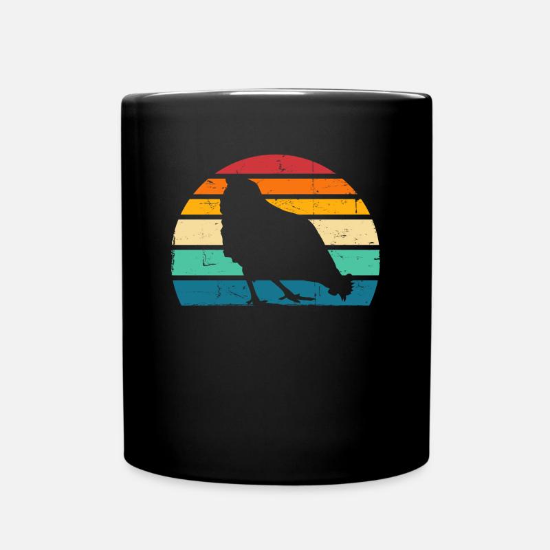Huhn Hühner - Tasse einfarbig - Schwarz