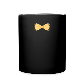 Italienische Pasta italienische Küche Nudel - Tasse einfarbig - Schwarz - Vorne