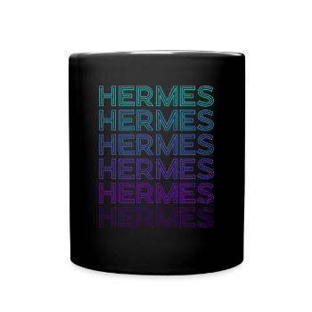 Hermes God of Speed Greek Mythol - Full Colour Mug - black - Front