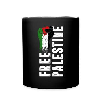 Palestine Tshirt Hommes Enfants Femmes Palestine - Mug uni - noir - Devant