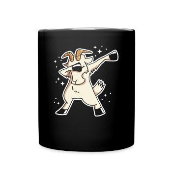 Chèvre Chèvre Chèvres - Mug uni - noir - Devant