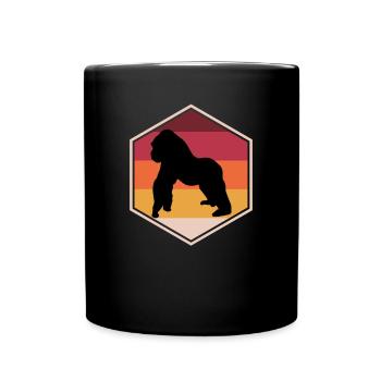 Epic Gorilla Gift Idea For Boys - Full Colour Mug - black - Front
