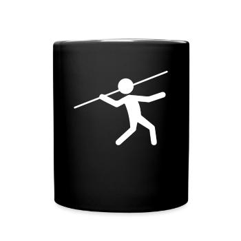 Javelin Throw Javelin Thrower Shirt Cadeau - Mug uni - noir - Devant
