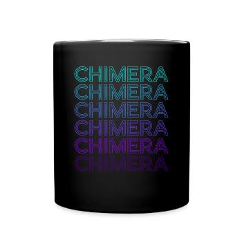 Chimera Greek Mythology Ancient Greek Retro - Full Colour Mug - black - Front