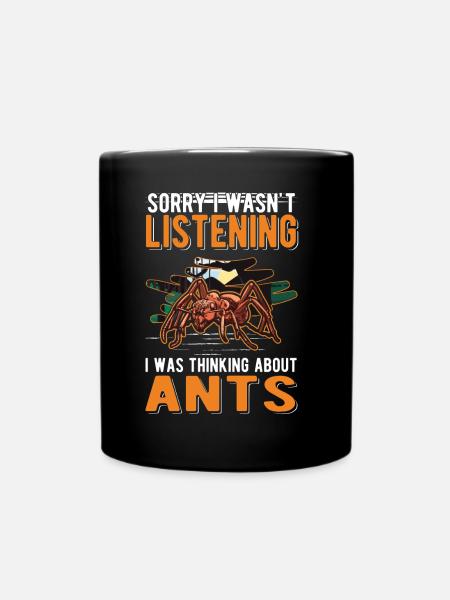 I was thinking about Ants Ameisen - Full Colour Mug - black