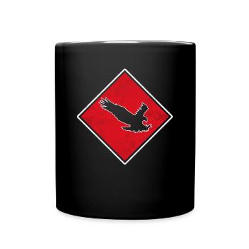 Eagle - Full Colour Mug - black - Front