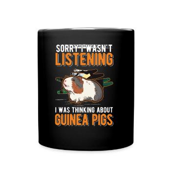 Guinea Pig Gift Guinea Pig - Full Colour Mug - black - Front