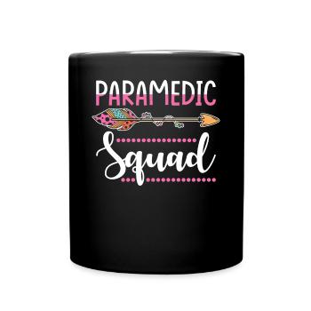 Escouade paramédicale femmes - Mug uni - noir - Devant
