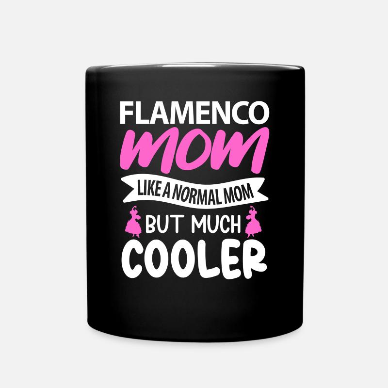 Cool Flamenco mama cadeau - Mug uni - noir