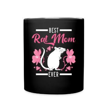 Rats Mama Rat Owner Rats Girl - Full Colour Mug - black - Front