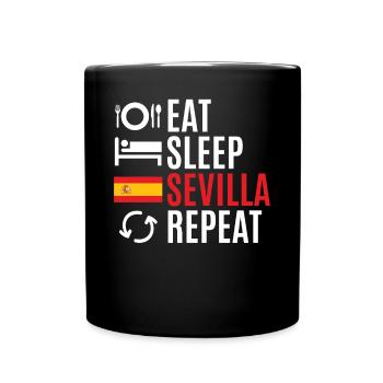 Pride Sevilla Tours Gift - Full Colour Mug - black - Front