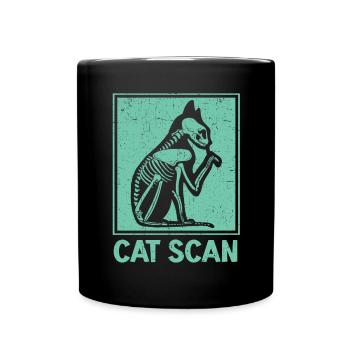 Cat Scan Radiologe Radiologischer Technologe - Tasse einfarbig - Schwarz - Vorne