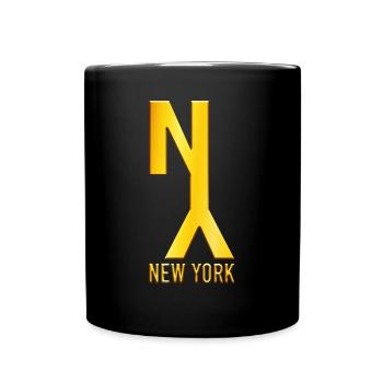 New York - Full Colour Mug - black - Front