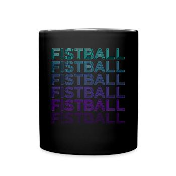 Fistball Rétro - Mug uni - noir - Devant