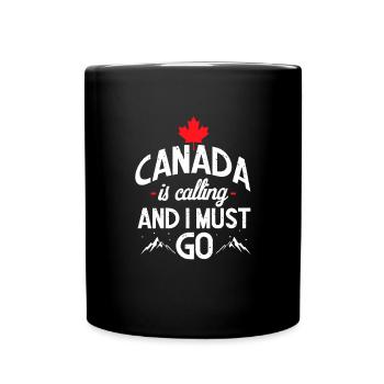Canada - Mug uni - noir - Devant