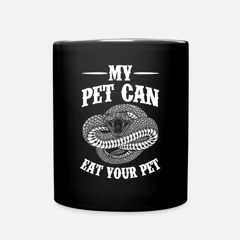 Snake Snake Snake - Full Colour Mug - black