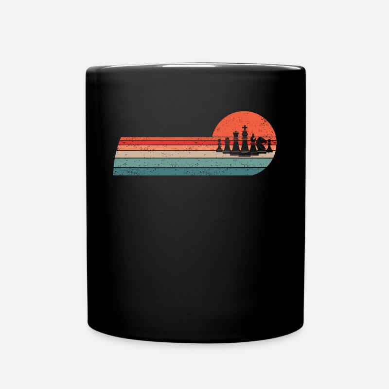 Pièces d’échecs Joueur d’échecs Échecs - Mug uni - noir