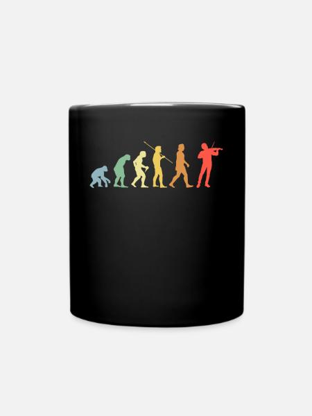 Violon Evolution Rétro ViolonIste - Mug uni - noir