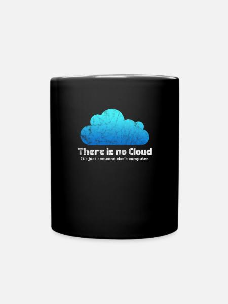 Computer Nerd PC Programmer Computer Science Gift - Full Colour Mug - black