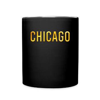 Chicago - Mug uni - noir - Devant