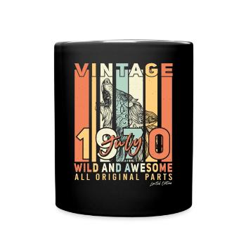 1970 July Retro - Full Colour Mug - black - Front