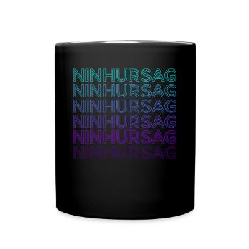 Ninhursag Goddess Ancient Sumerian Deity Retro - Full Colour Mug - black - Front