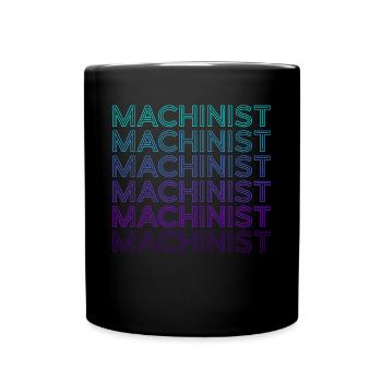 Opérateur de machine de découpe Opérateur de machine Cnc - Mug uni - noir - Devant