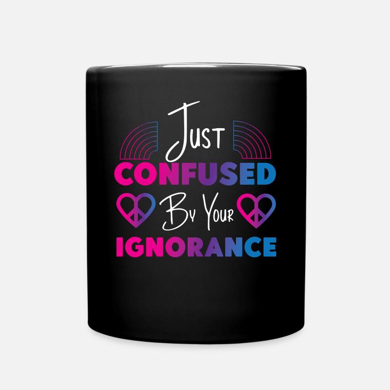 Bisexual Bi Pride Flag Just - Tasse einfarbig - Schwarz
