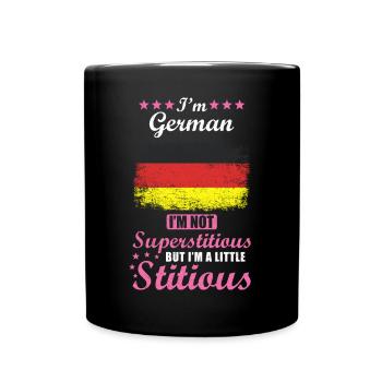 German gift funny saying Germany - Full Colour Mug - black - Front