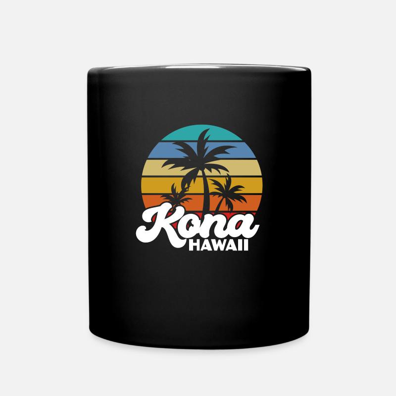 Hawaii - Tasse einfarbig - Schwarz