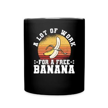 Coureurs de marathon en course semi-marathon - Mug uni - noir - Devant