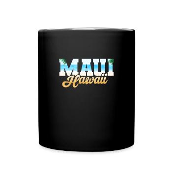 Hawaï Maui - Mug uni - noir - Devant