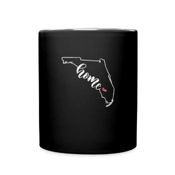 Floride Usa Miami America Cadeau de voyage de vacances - Mug uni - noir - Devant