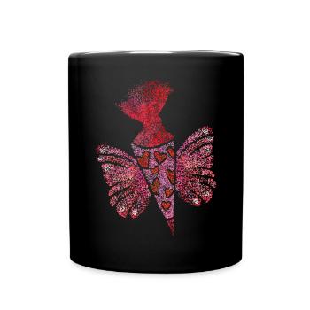 Scolarisation au cartable Élève de première année - Mug uni - noir - Devant