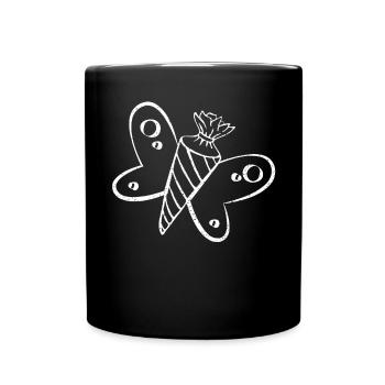 School bag School Enrolment Back to school - Full Colour Mug - black - Front