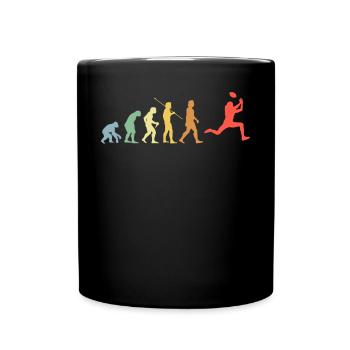 Joueur de football rétro American Evolution - Mug uni - noir - Devant