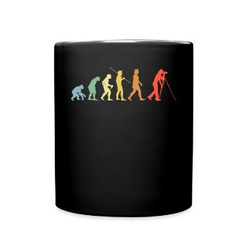 Films Evolution Retro Camera Directeur de la photographie - Mug uni - noir - Devant
