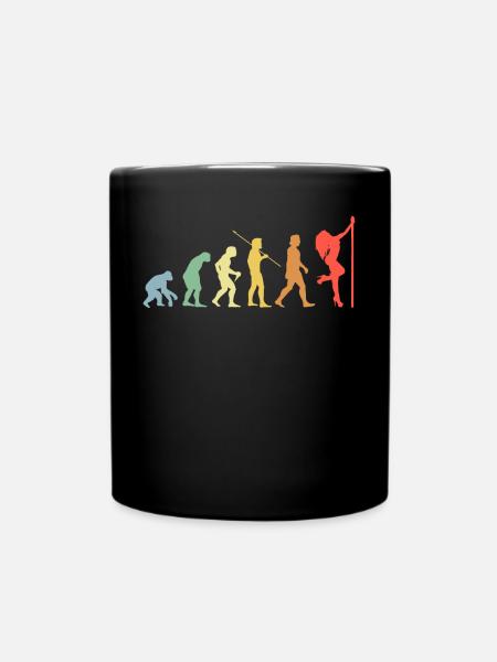 Pole Dance Evolution Rétro Pole Dancer - Mug uni - noir